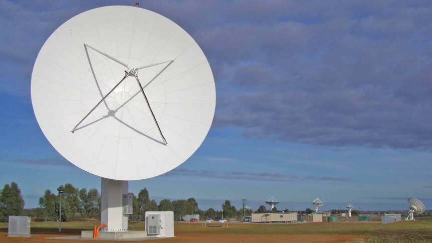 Satellite dish at WA Space Centre