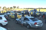 Taxi protest in Melbourne