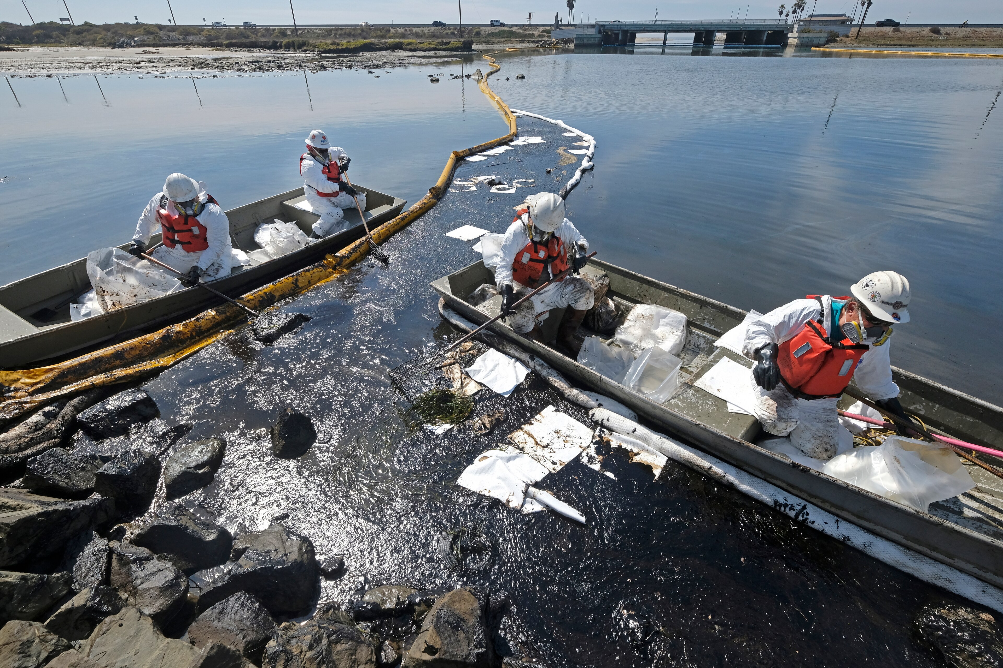 Massive oil spill off southern California coast is an 'environmental
