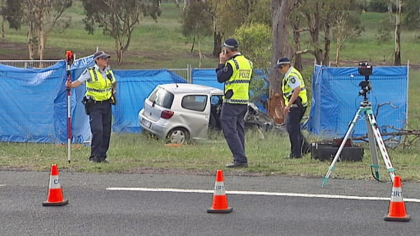 The female driver was found dead in her car off Kambah Pool Road.