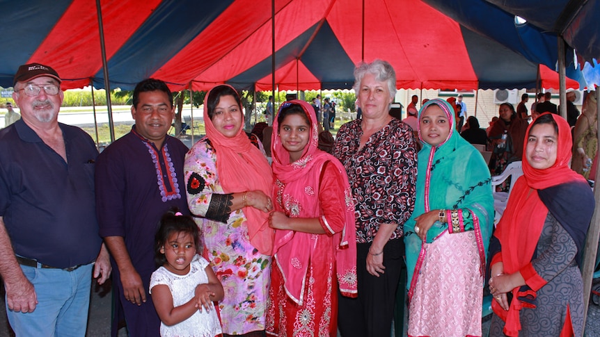 people at the mosque open day