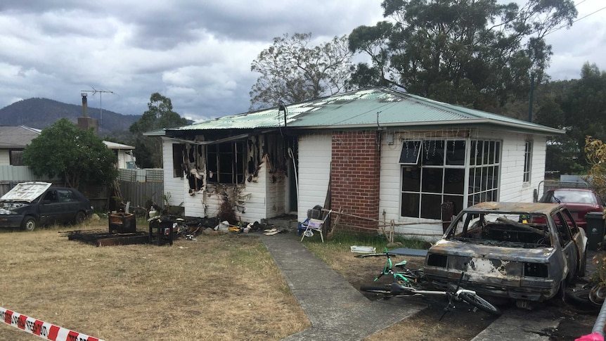 Risdon Vale house destroyed by fire