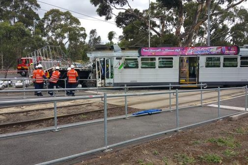 Tram crashes into beer truck in Melbourne
