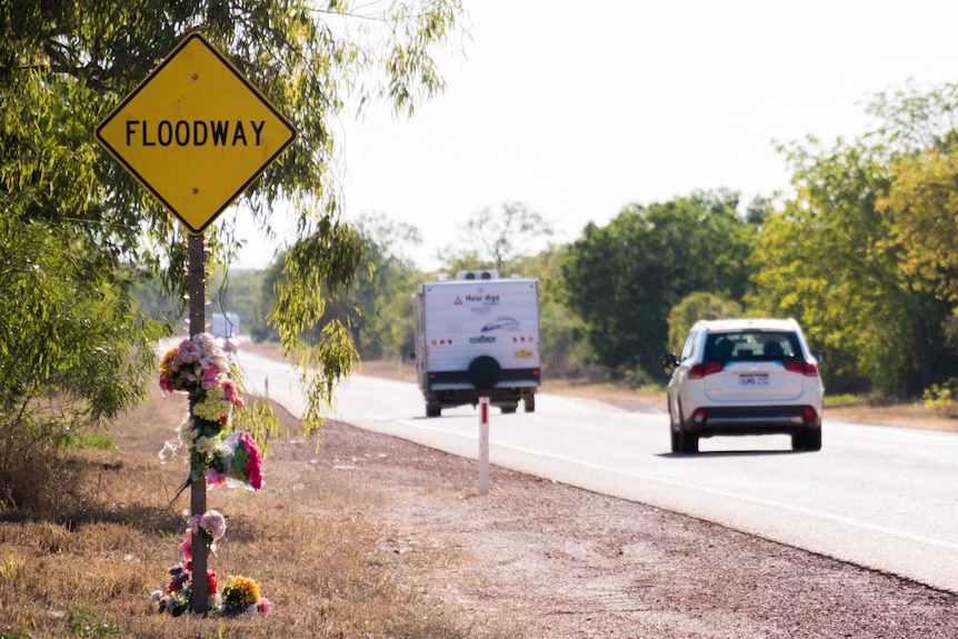 Broome Highway road accident memorial.