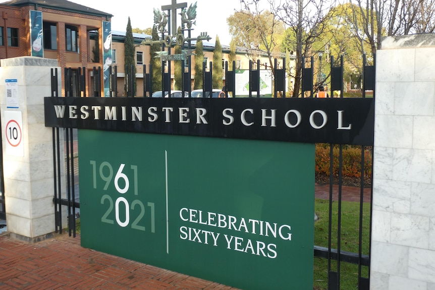 Westminster School in Adelaide's south.
