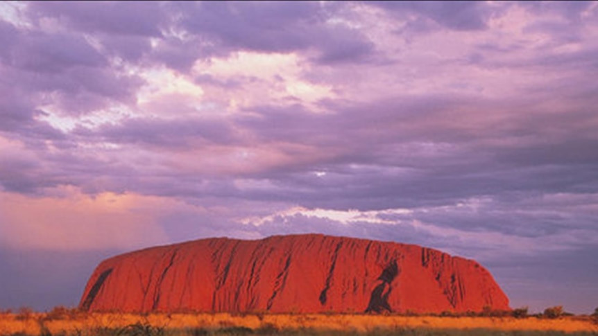 Uluru at sunset