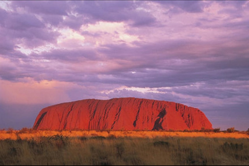 Uluru at sunset