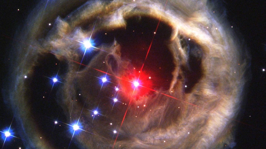 Star V838 Monocerotis taken by Hubble Space Telescope