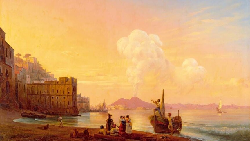 Aivazovsky. Gulf of Naples, 1845. Wikimedia Commons