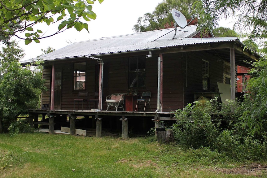 One of the houses on Cowsnest Community Farm