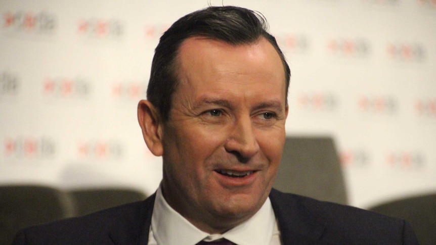 Headshot of WA Premier Mark McGowan smiling.