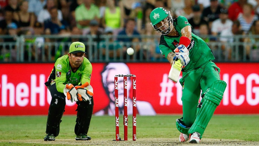 Kevin Pietersen hits out for the Melbourne Stars