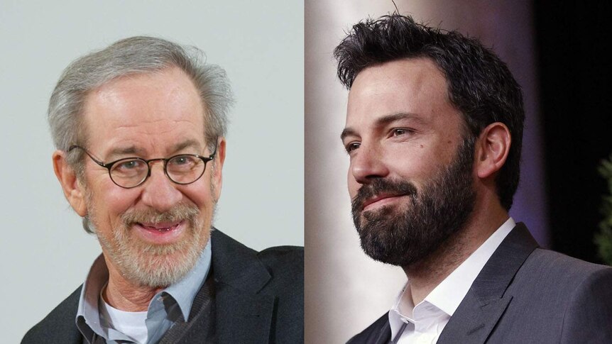 Steven Spielberg and Ben Affleck.