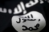A picture of the IS flag.