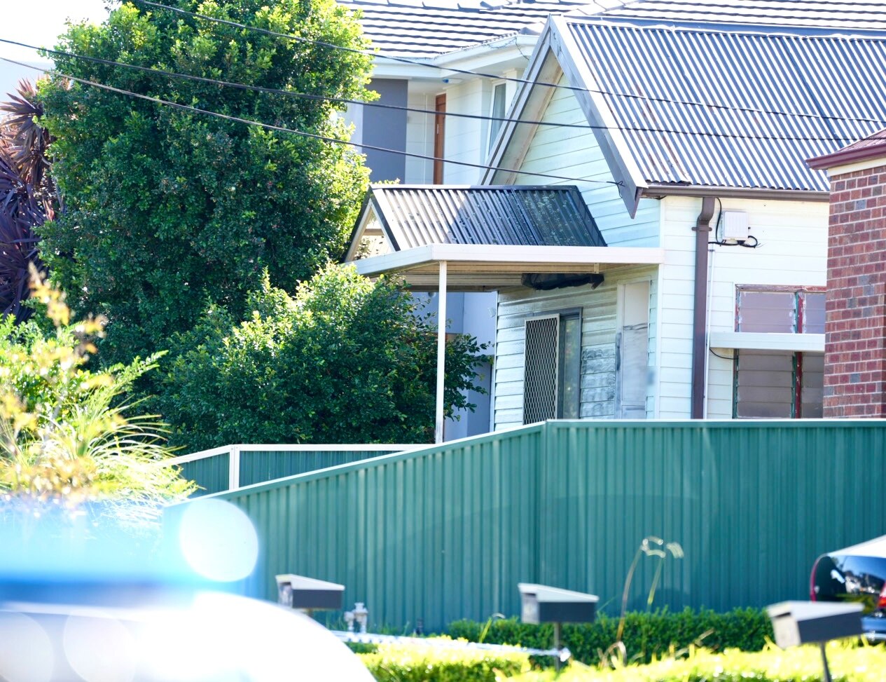 the outside of a house in bankstown where a kidnapping of a mother took place