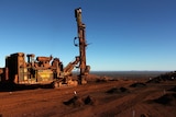 Drill rig in the Pilbara (file)