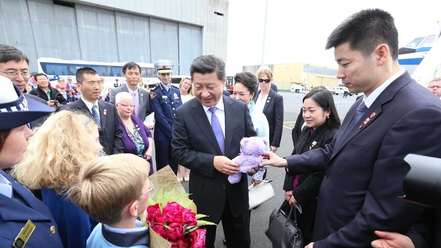Chinese President Xi visits Hobart