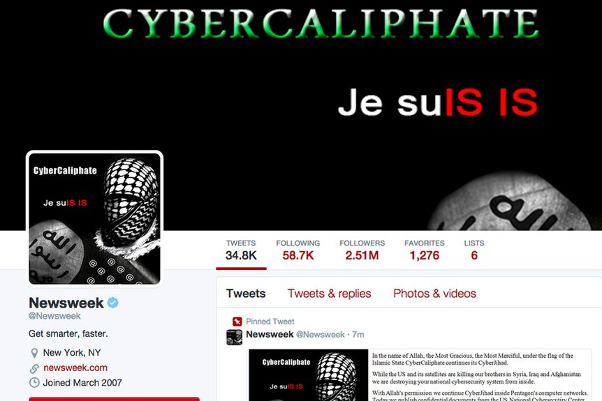 Newsweek account hacked by Cyber Caliphate