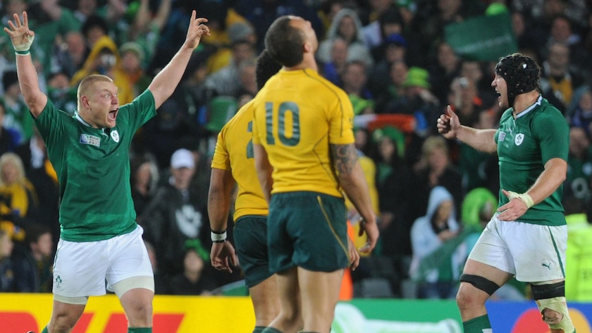 No luck of the Irish ... Wallabies coach Robbie Deans said Ireland deserved its victory.