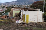 Hobart house under demolition