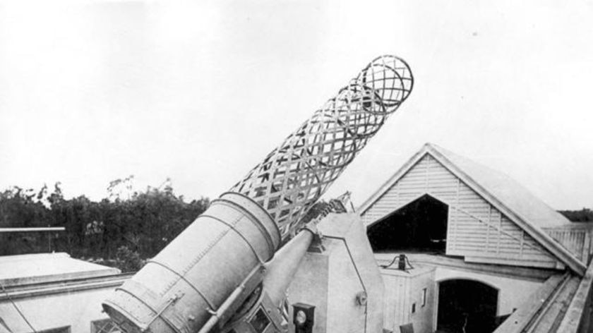 The telescope was erected at Melbourne Observatory in 1869.