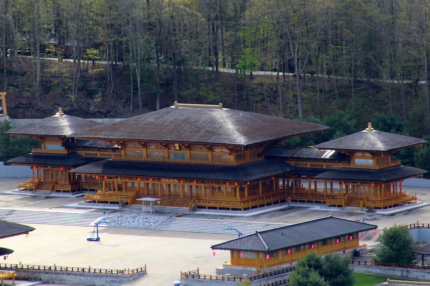 A main building at Dragon Springs.