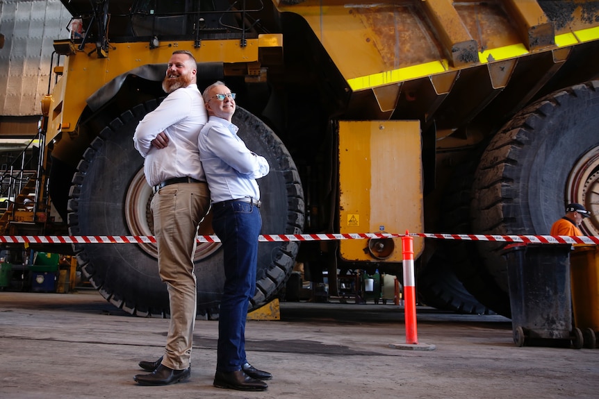 Dan and Albo mine truck