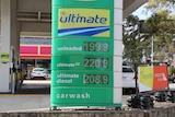 Petrol price billboard
