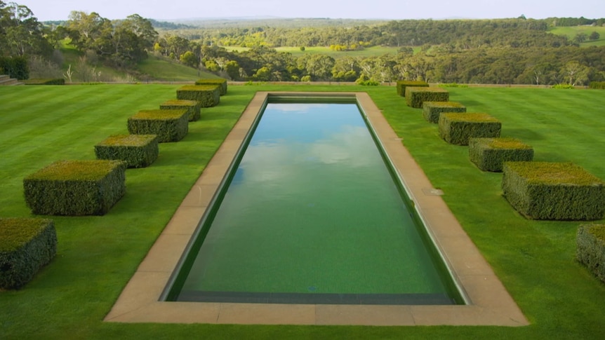 Pond in Paul Bangay's garden on Gardening Australia