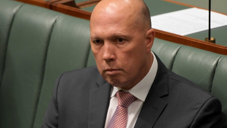 Home Affairs Minister Peter Dutton