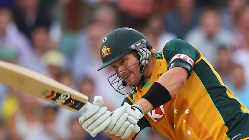 Shane Watson (59 with the bat; 4 for 15 with the ball) put in one of the greatest ever T20 international performances.