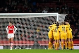 Barcelona celebrate a goal