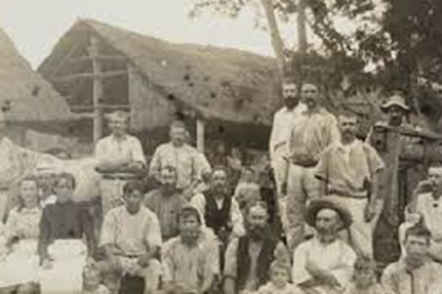 old photo of settlers