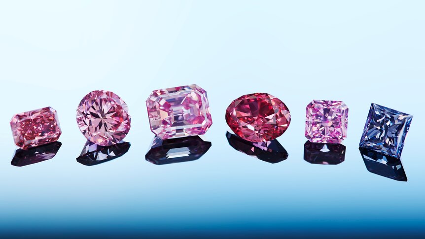 The six 'hero' stones in 2018 Argyle Pink Diamond collection are among the rarest diamonds in the world.