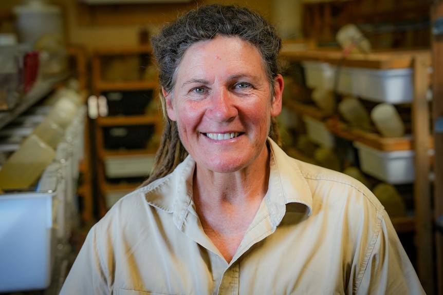 Photo of a woman smiling.