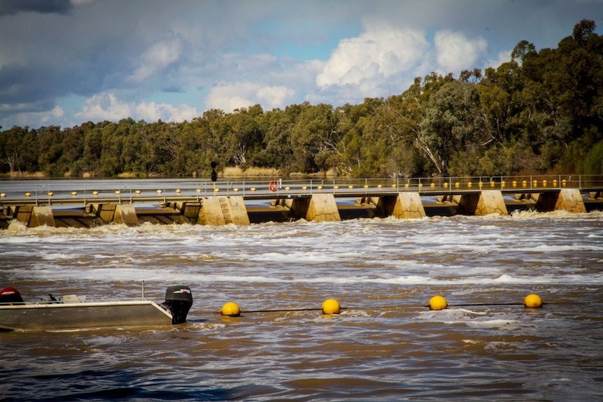 Wentworth Weir on the Murray River