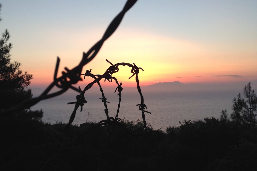 A sunset at The Nek