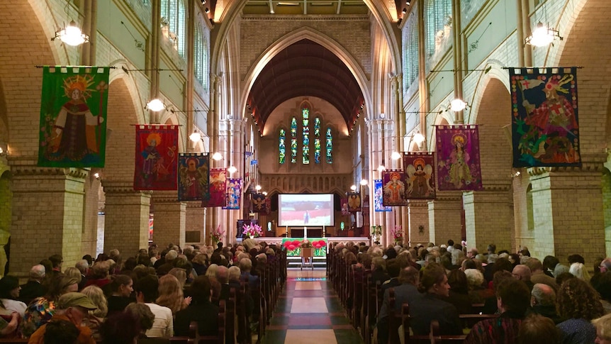 Inside Newcastle's Anglican Christ Church Cathedral