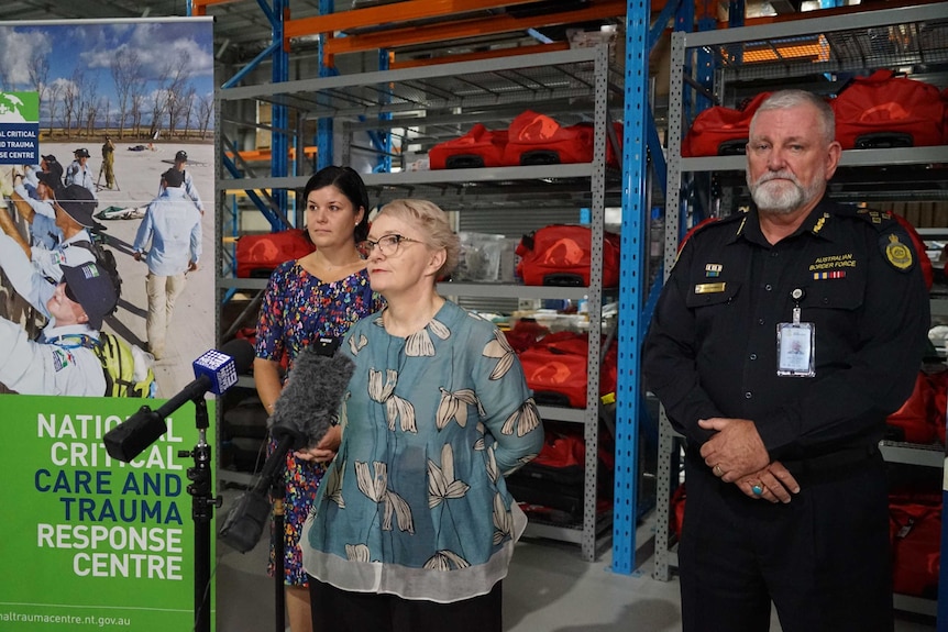 Acting NT Chief Health Officer, Dr Dianne Stephens with Minister for Health, Natasha Fyles.