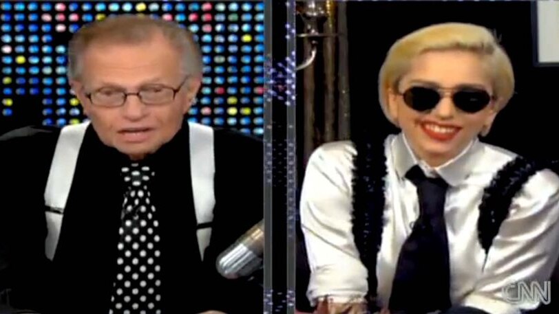Larry King interviews Lady Gaga