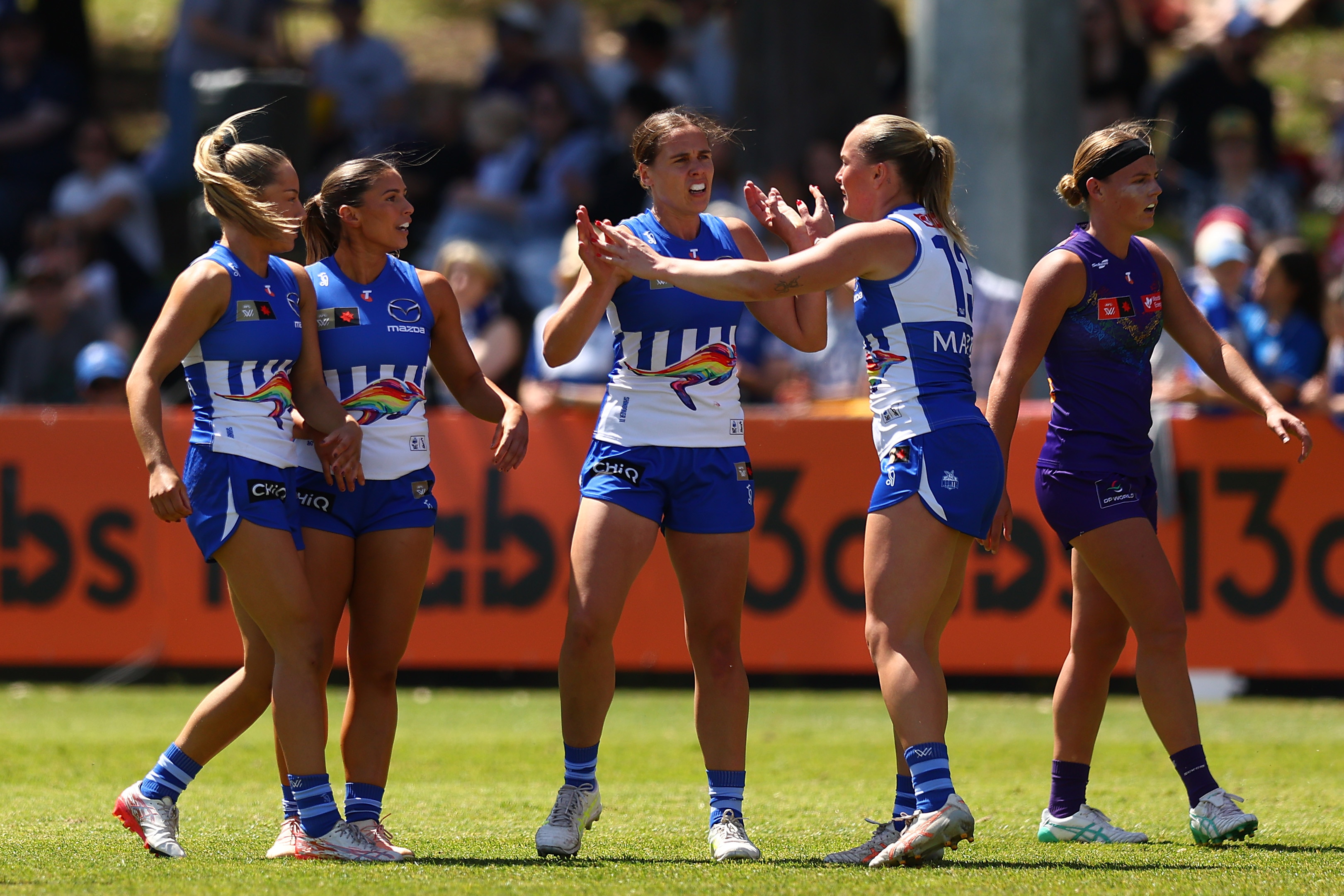 Roos get past Dockers as Blues and Hawks taste victory