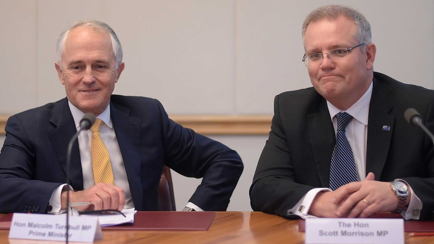 Malcolm Turnbull and Scott Morrison