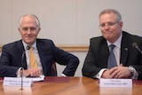 Malcolm Turnbull and Scott Morrison