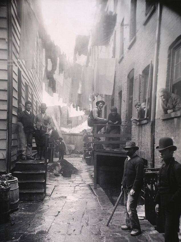 Bandits' Roost, 59 1/2 Mulberry Street 1888