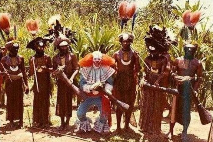 Bozo the clown in PNG