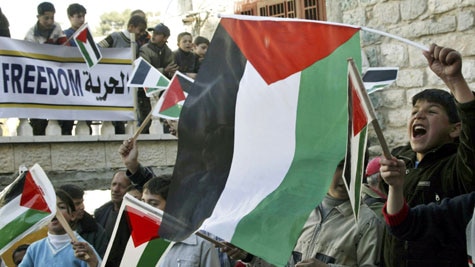 Palestinian demonstration (Nayef Hashlamoun: Reuters)