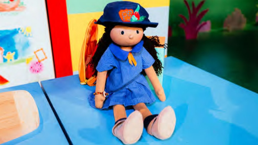 Kiya wearing a school uniform