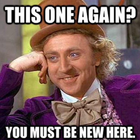 A meme of Gene Wilder as Willy Wonka.