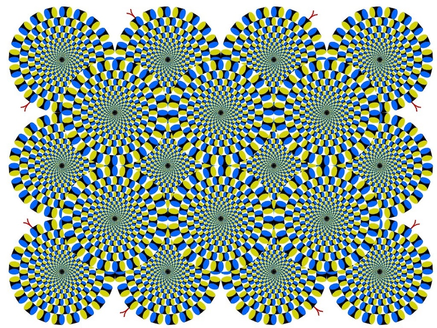 rotating snakes illusion
