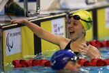 Australia's Tiffany Thomas-Kane wins gold in 100m breaststroke SB6 at IPC world championships.